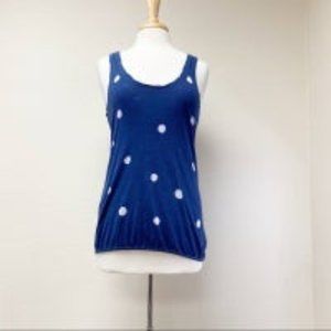 American Eagle Polka Dot Tank Top Navy S